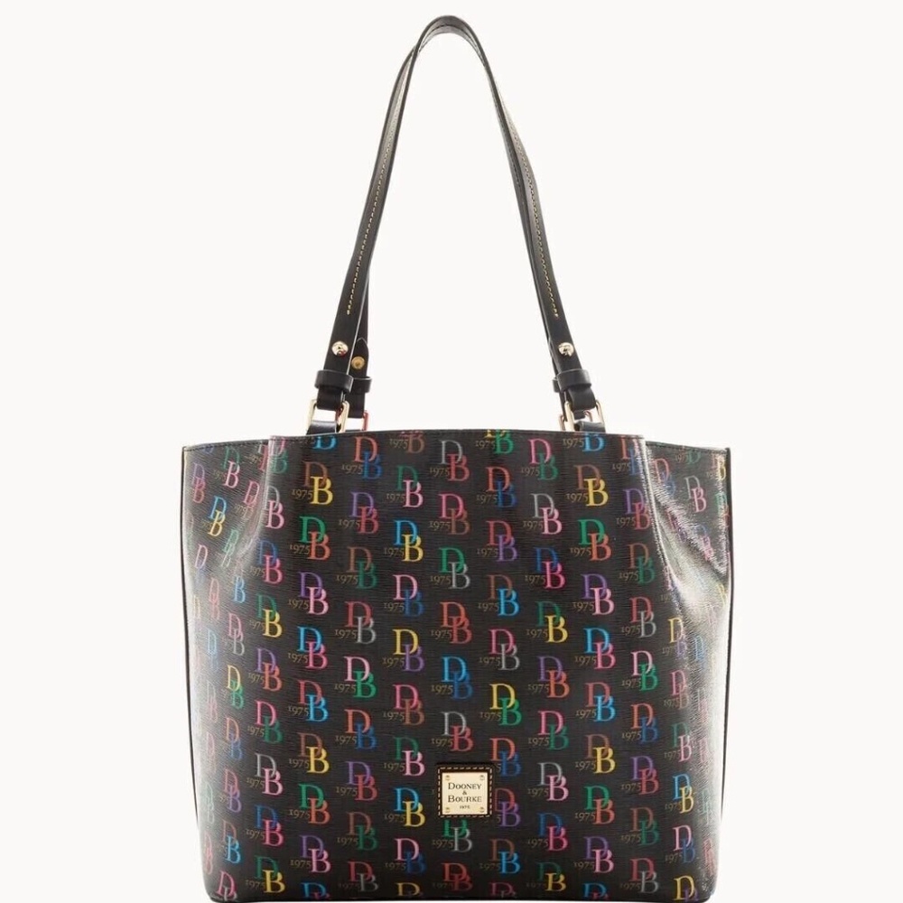 Dooney & Bourke Signature Db75 Multicolor Flynn T… - image 1